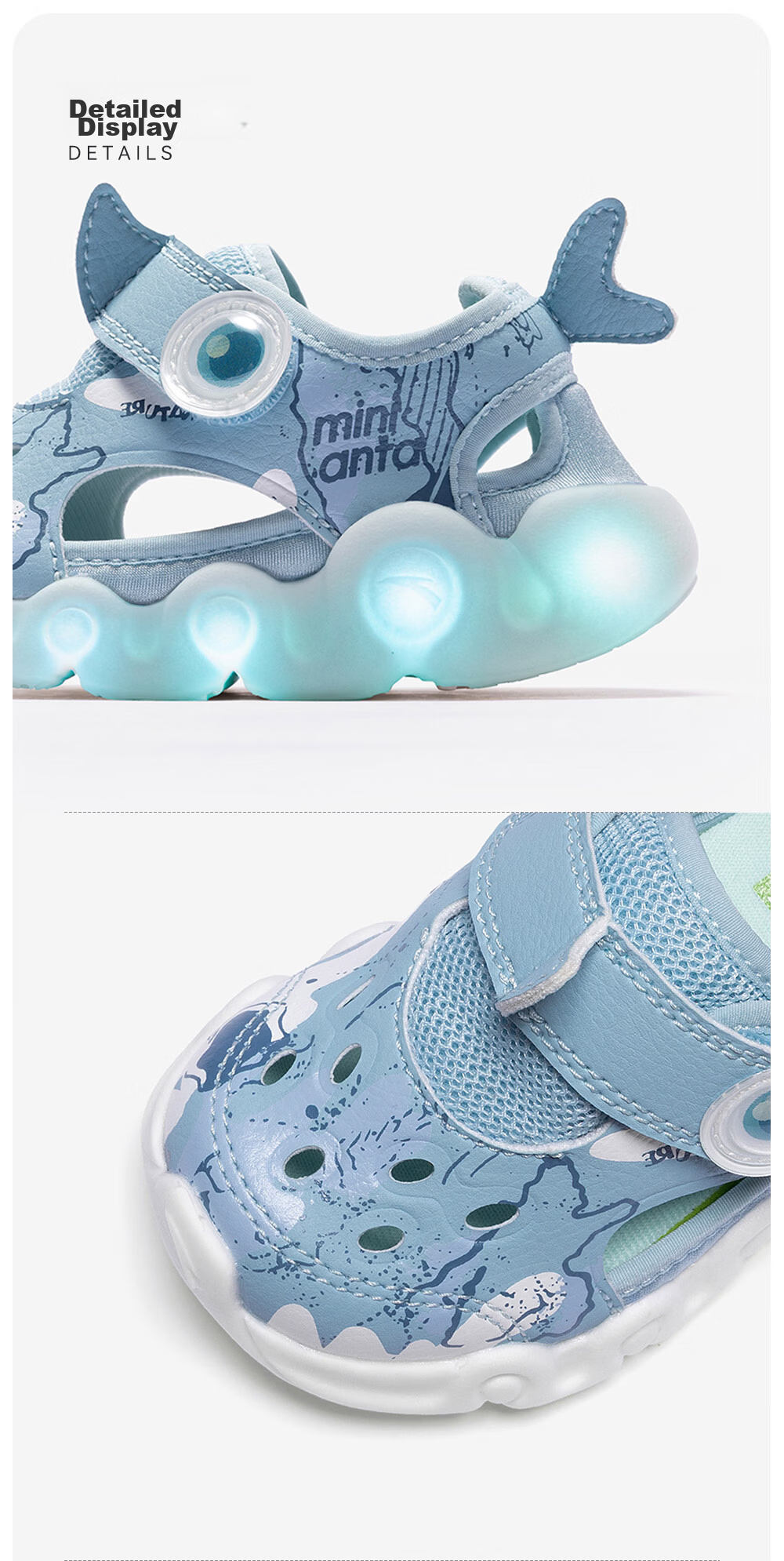Anta Kids Boys Infant 2026 Summer Outdoor Series Shark Sandals Frame Shoes 332620072 13
